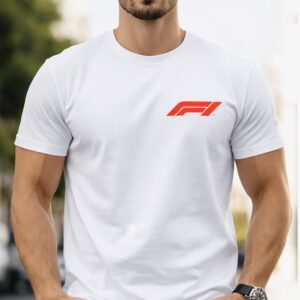 F1 racing inspired printed T-shirt